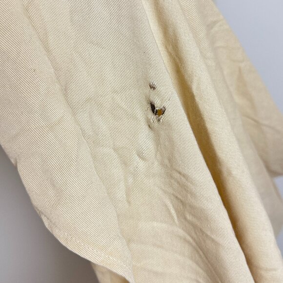 FREE PEOPLE Rae Waist Cutout Asymmetric Dress in Summer Khaki Size Large - Picture 9 of 14